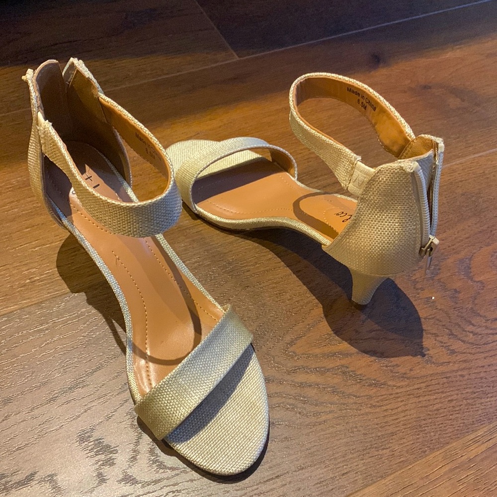 Light gold sandals